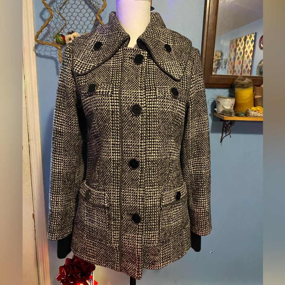 green with envy, Wool blend, Pea Coat